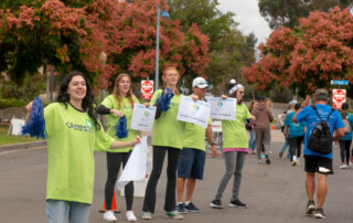Volunteers at Walk