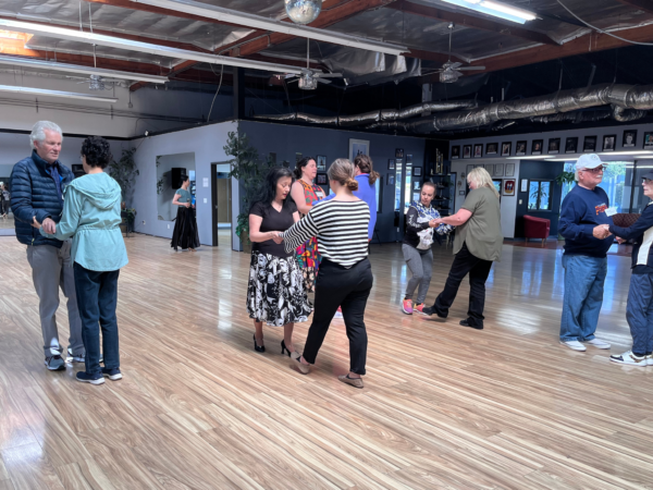Group dancing at Infinity Dance Sport Center
