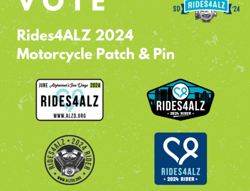 VOTE: Rides4ALZ 2024 Motorcycle Patch & Pin