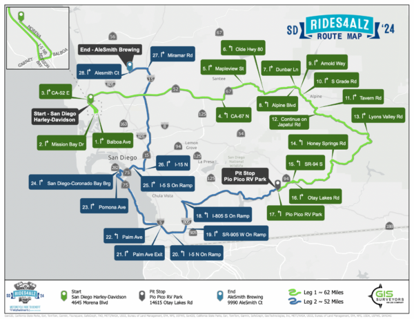 Rides4ALZ Throttle Thursday: Route Preview