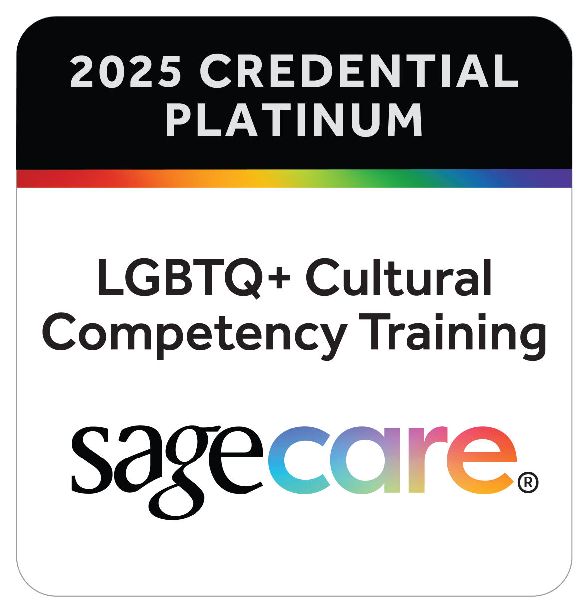 SAGE-CARE Platinum Credential 2023